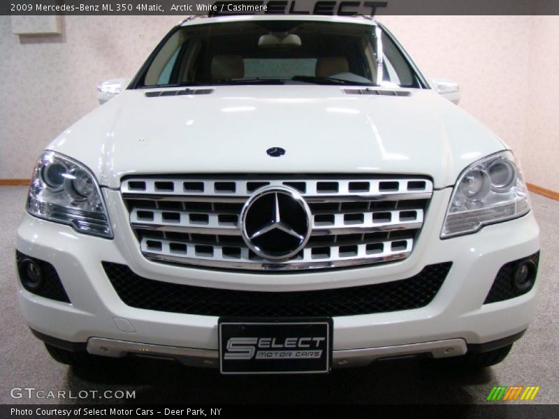 Arctic White / Cashmere 2009 Mercedes-Benz ML 350 4Matic