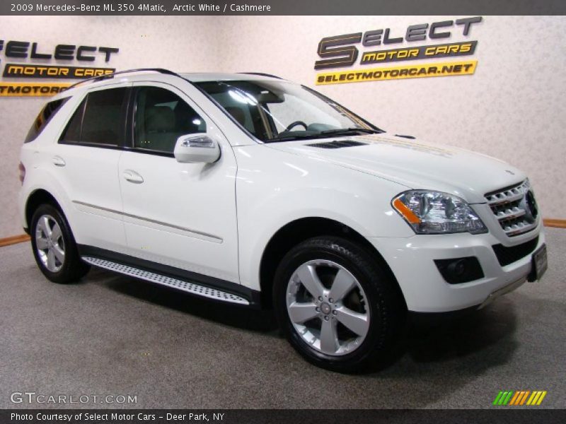 Arctic White / Cashmere 2009 Mercedes-Benz ML 350 4Matic