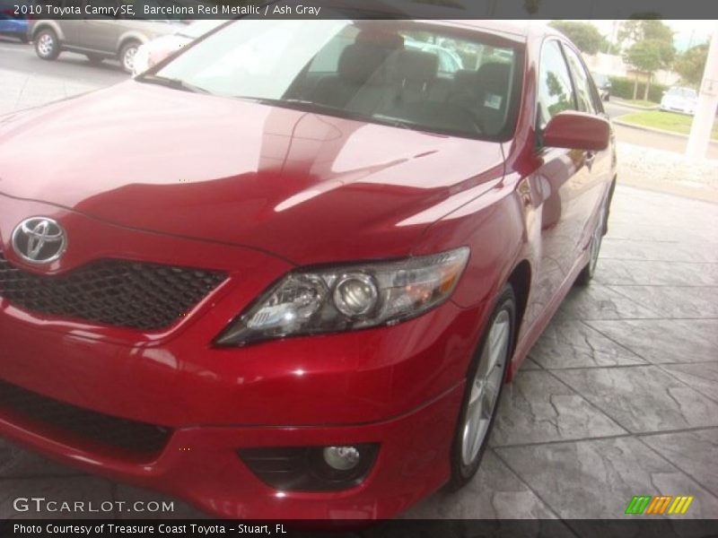 Barcelona Red Metallic / Ash Gray 2010 Toyota Camry SE