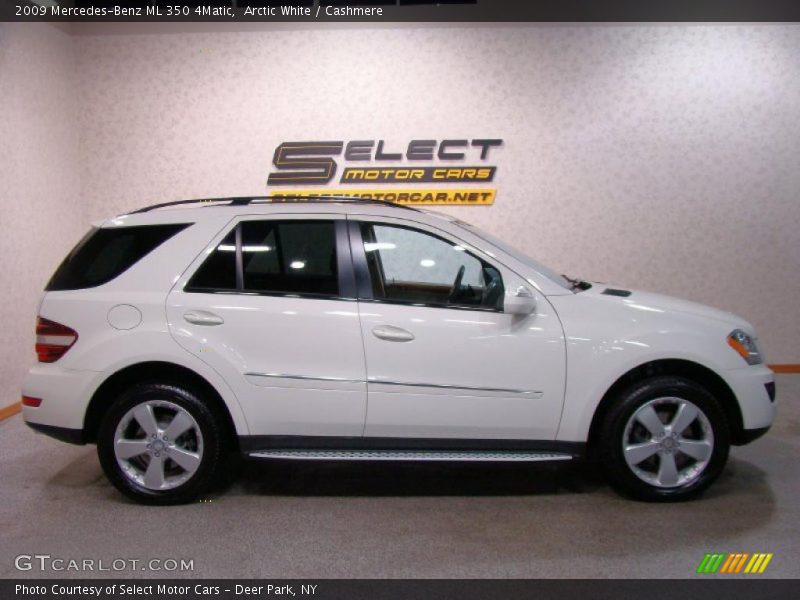 Arctic White / Cashmere 2009 Mercedes-Benz ML 350 4Matic