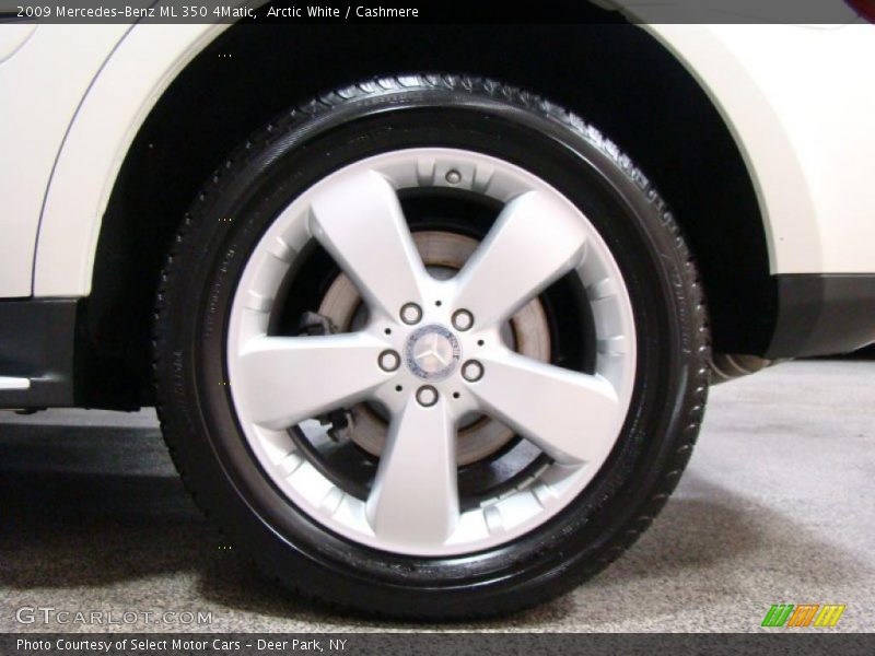 Arctic White / Cashmere 2009 Mercedes-Benz ML 350 4Matic