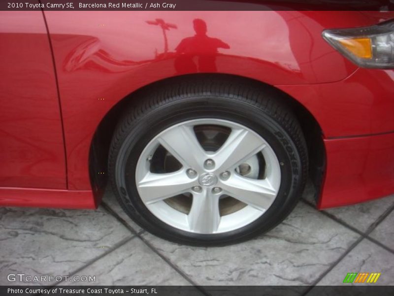 Barcelona Red Metallic / Ash Gray 2010 Toyota Camry SE