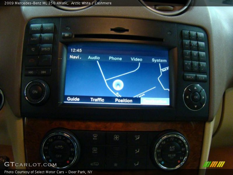 Arctic White / Cashmere 2009 Mercedes-Benz ML 350 4Matic