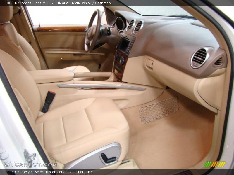Arctic White / Cashmere 2009 Mercedes-Benz ML 350 4Matic