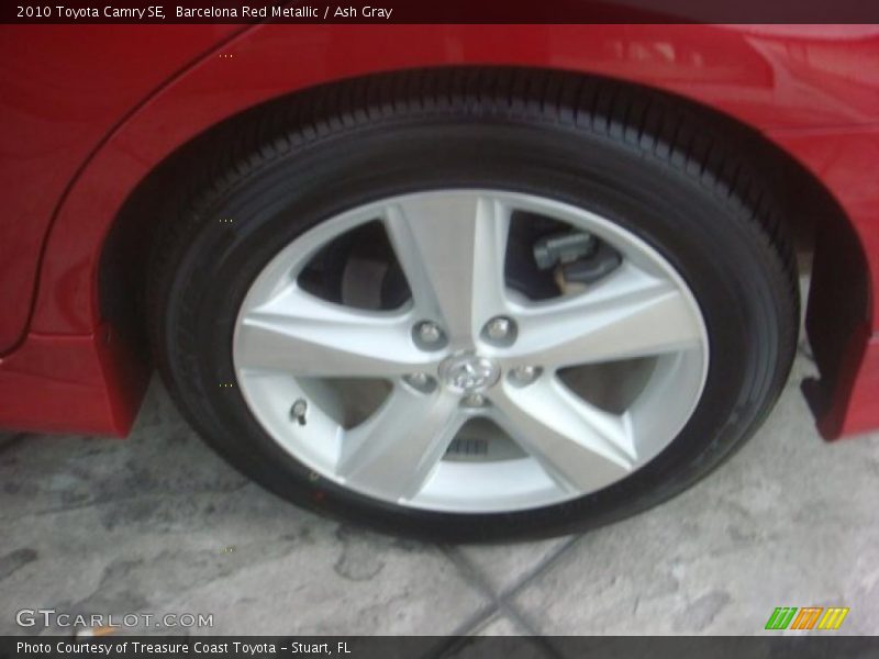 Barcelona Red Metallic / Ash Gray 2010 Toyota Camry SE