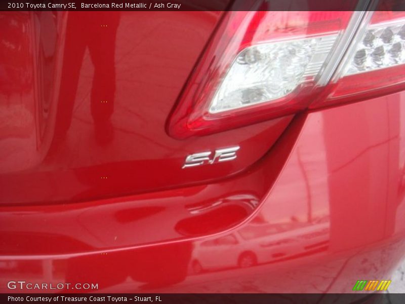 Barcelona Red Metallic / Ash Gray 2010 Toyota Camry SE