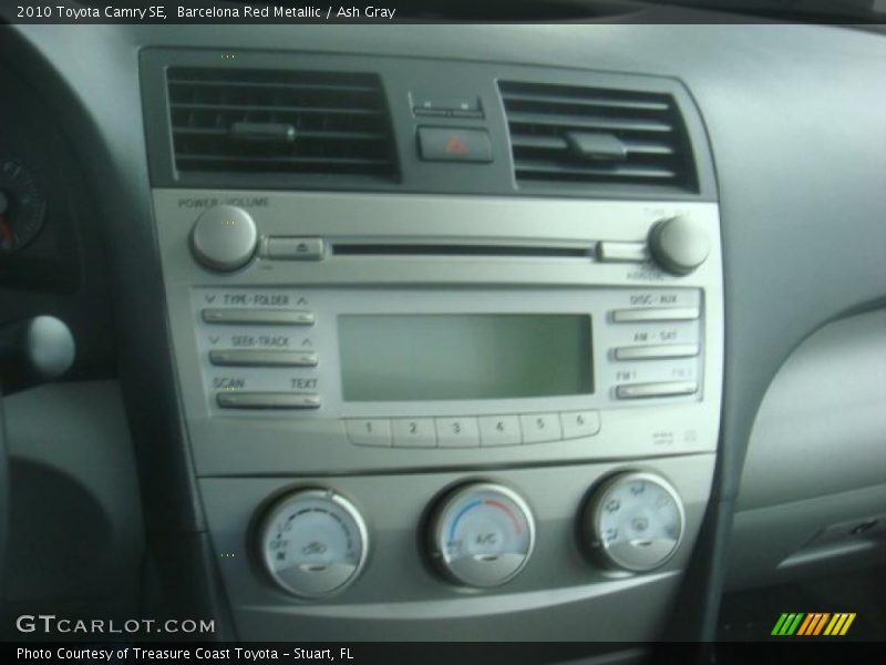 Barcelona Red Metallic / Ash Gray 2010 Toyota Camry SE
