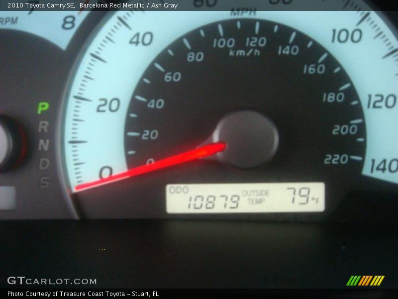 Barcelona Red Metallic / Ash Gray 2010 Toyota Camry SE