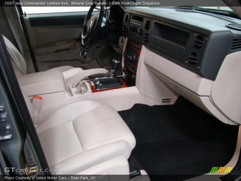 Mineral Gray Metallic / Dark Khaki/Light Graystone 2007 Jeep Commander Limited 4x4