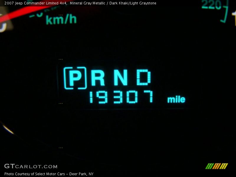 Mineral Gray Metallic / Dark Khaki/Light Graystone 2007 Jeep Commander Limited 4x4