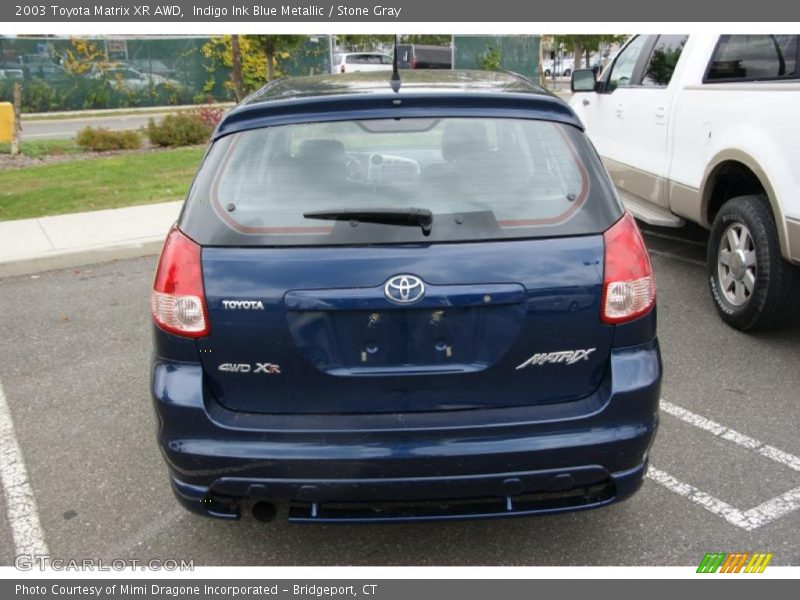 Indigo Ink Blue Metallic / Stone Gray 2003 Toyota Matrix XR AWD