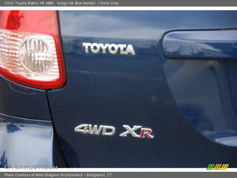 Indigo Ink Blue Metallic / Stone Gray 2003 Toyota Matrix XR AWD