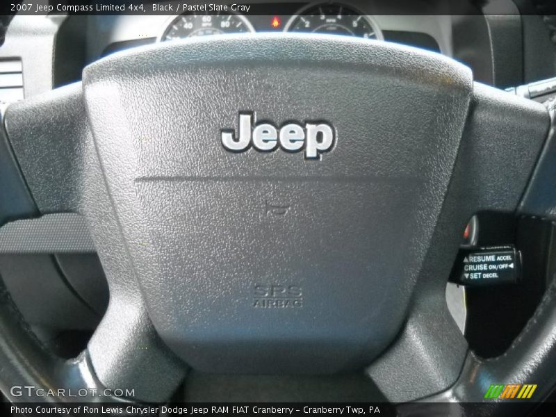 Black / Pastel Slate Gray 2007 Jeep Compass Limited 4x4