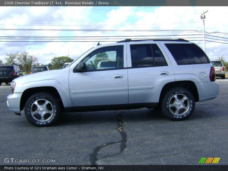 Moondust Metallic / Ebony 2008 Chevrolet TrailBlazer LT 4x4