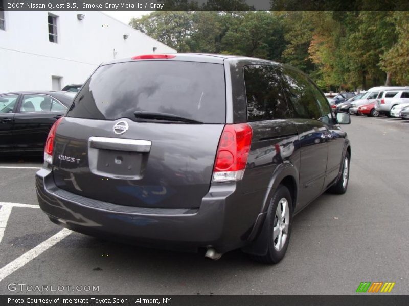 Smoke Gray Metallic / Gray 2007 Nissan Quest 3.5