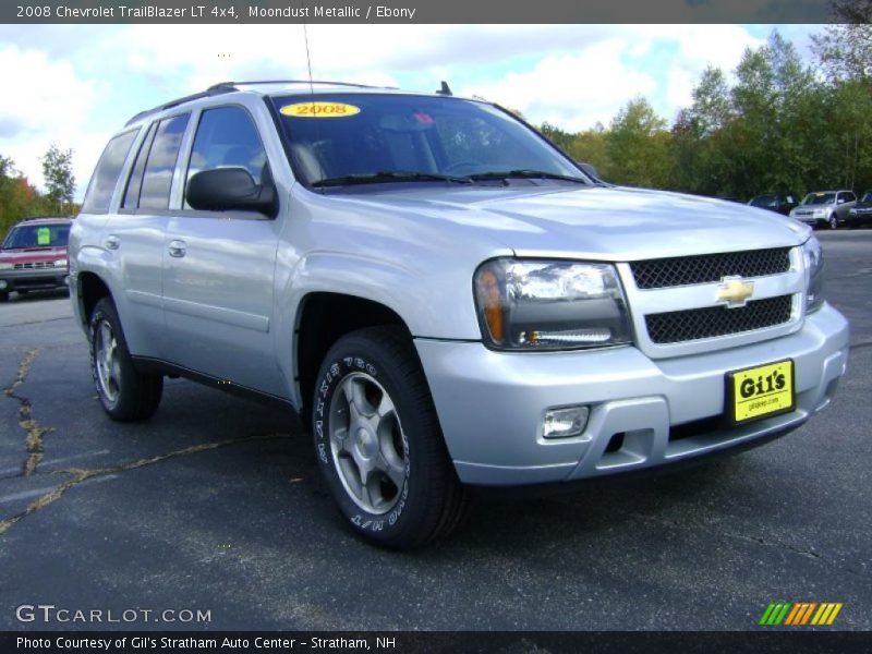 Moondust Metallic / Ebony 2008 Chevrolet TrailBlazer LT 4x4