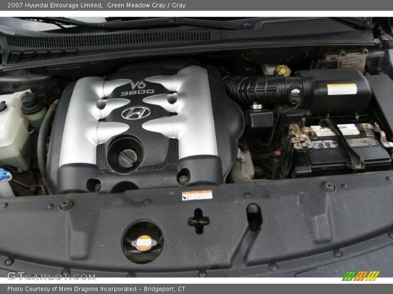 Green Meadow Gray / Gray 2007 Hyundai Entourage Limited
