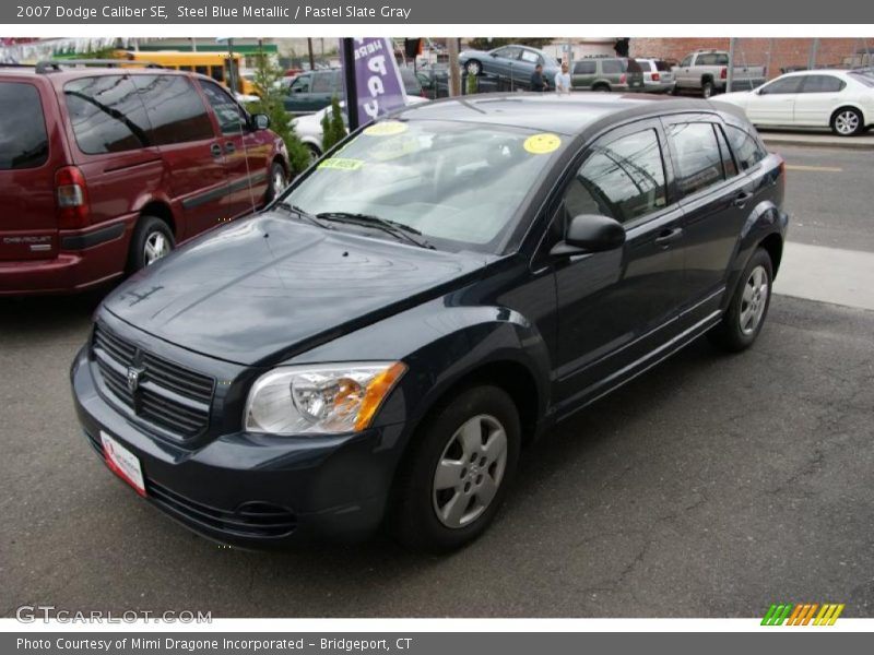 Steel Blue Metallic / Pastel Slate Gray 2007 Dodge Caliber SE