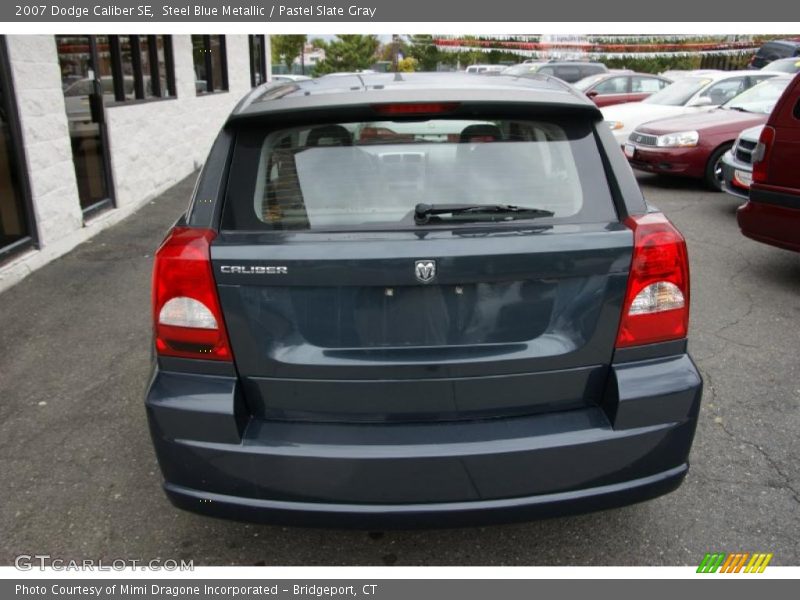 Steel Blue Metallic / Pastel Slate Gray 2007 Dodge Caliber SE