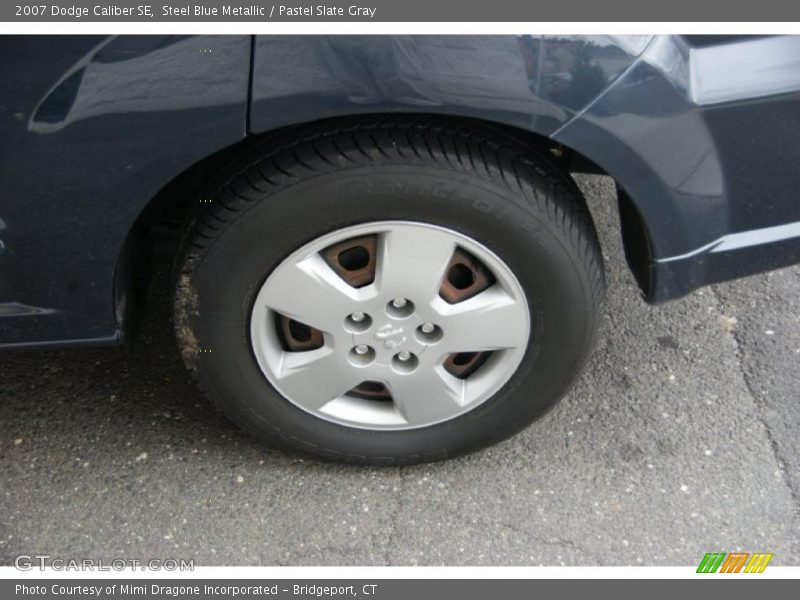 Steel Blue Metallic / Pastel Slate Gray 2007 Dodge Caliber SE