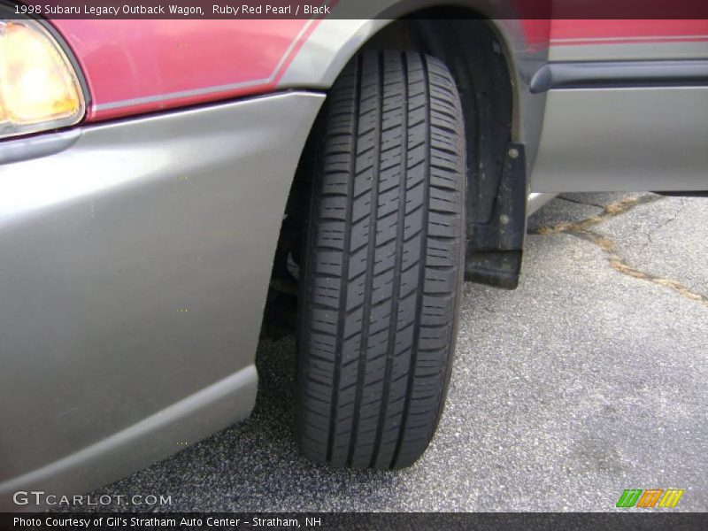 Ruby Red Pearl / Black 1998 Subaru Legacy Outback Wagon