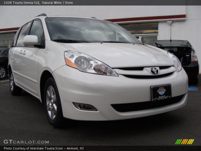 Natural White / Stone 2008 Toyota Sienna XLE