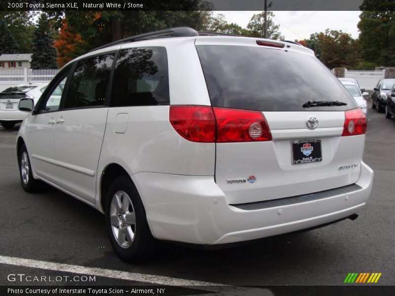 Natural White / Stone 2008 Toyota Sienna XLE