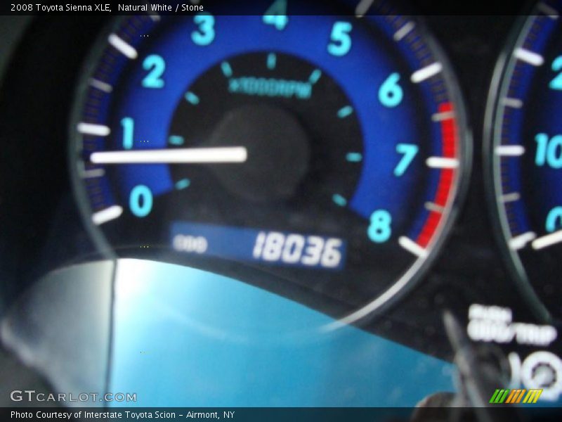 Natural White / Stone 2008 Toyota Sienna XLE