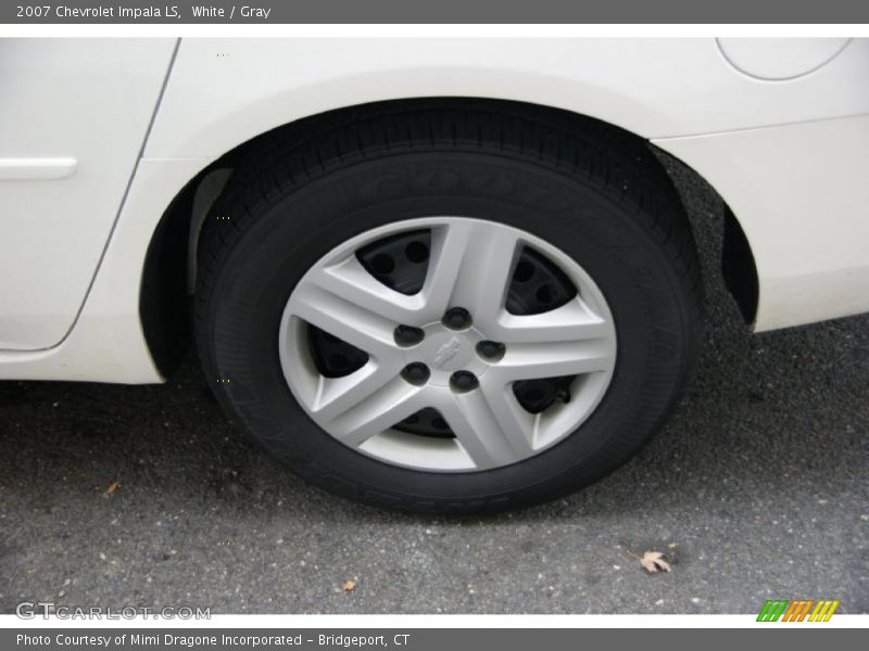 White / Gray 2007 Chevrolet Impala LS