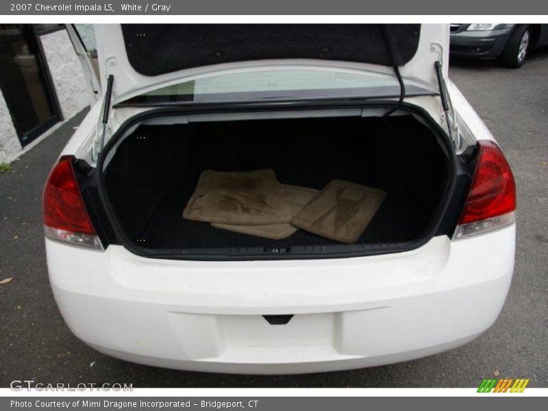 White / Gray 2007 Chevrolet Impala LS