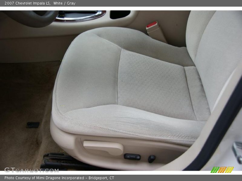 White / Gray 2007 Chevrolet Impala LS