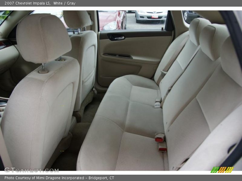 White / Gray 2007 Chevrolet Impala LS