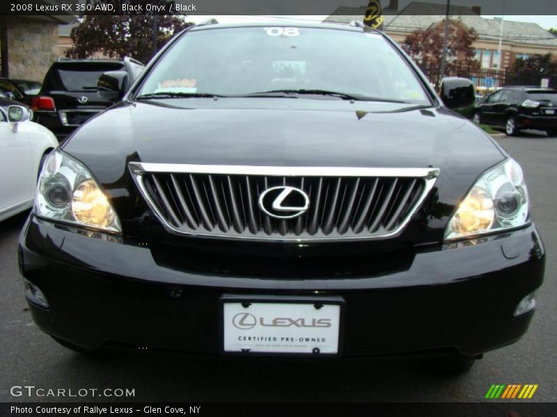 Black Onyx / Black 2008 Lexus RX 350 AWD