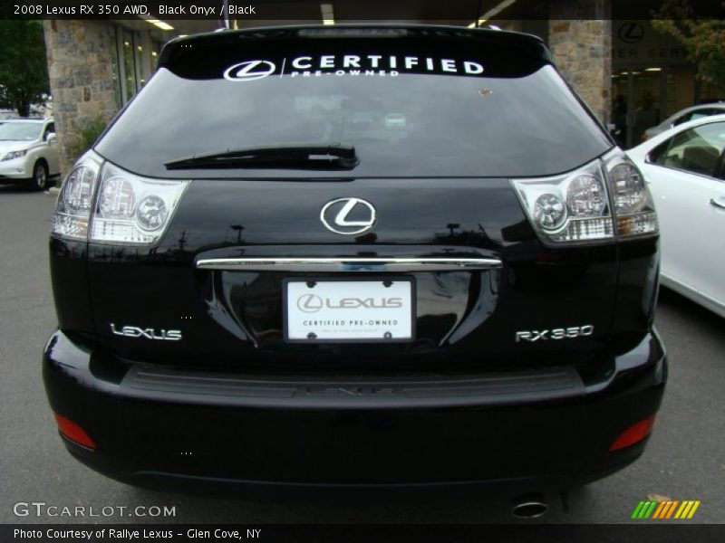 Black Onyx / Black 2008 Lexus RX 350 AWD
