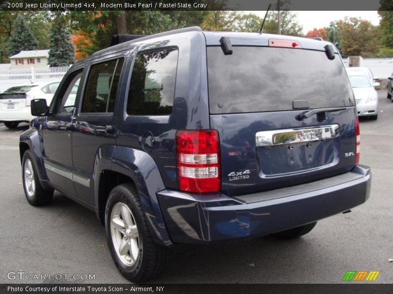 Modern Blue Pearl / Pastel Slate Gray 2008 Jeep Liberty Limited 4x4