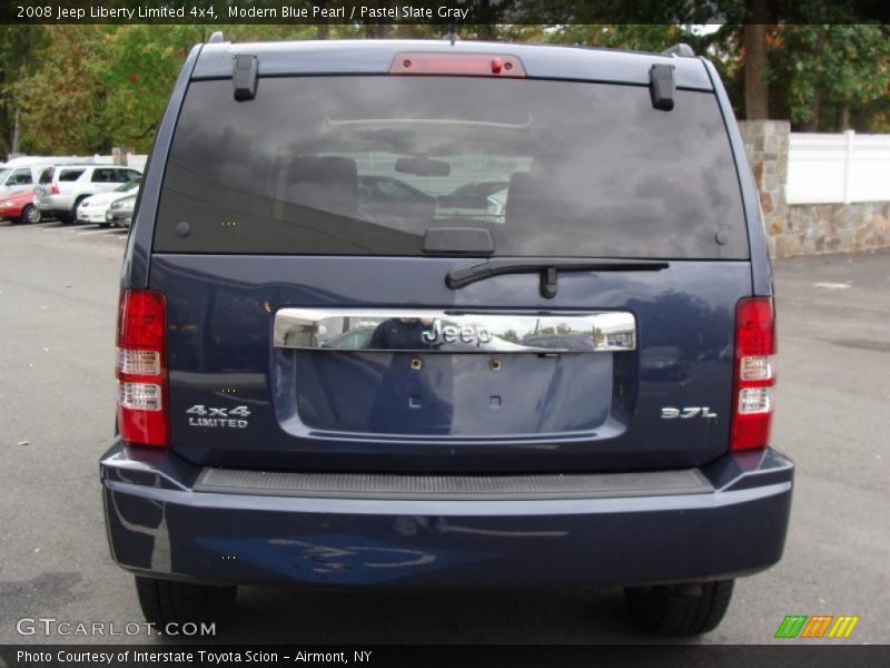 Modern Blue Pearl / Pastel Slate Gray 2008 Jeep Liberty Limited 4x4