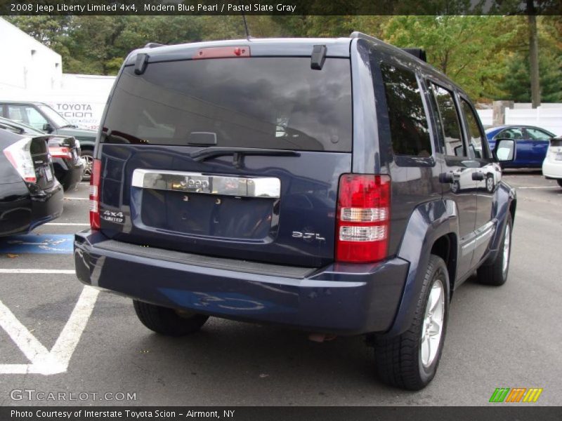Modern Blue Pearl / Pastel Slate Gray 2008 Jeep Liberty Limited 4x4