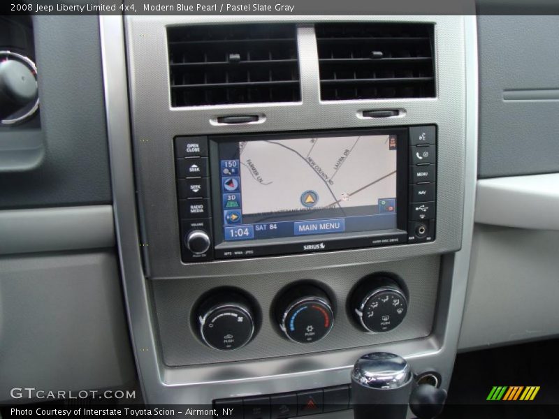 Modern Blue Pearl / Pastel Slate Gray 2008 Jeep Liberty Limited 4x4