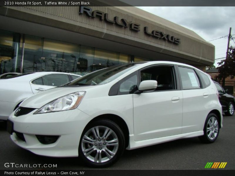 Taffeta White / Sport Black 2010 Honda Fit Sport