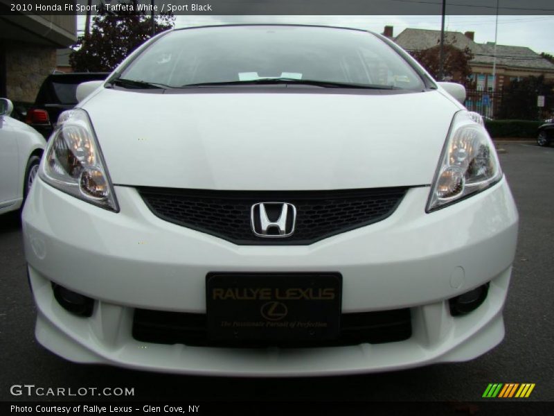 Taffeta White / Sport Black 2010 Honda Fit Sport