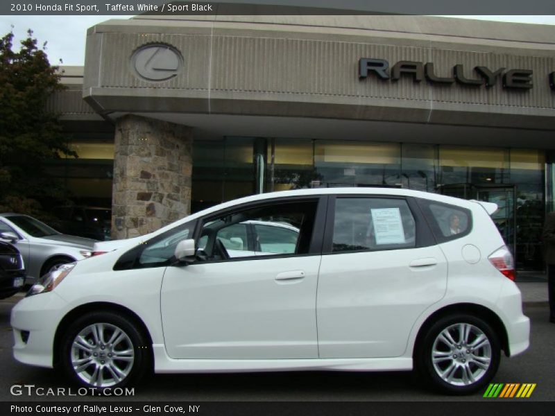 Taffeta White / Sport Black 2010 Honda Fit Sport