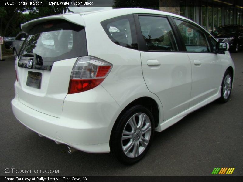Taffeta White / Sport Black 2010 Honda Fit Sport