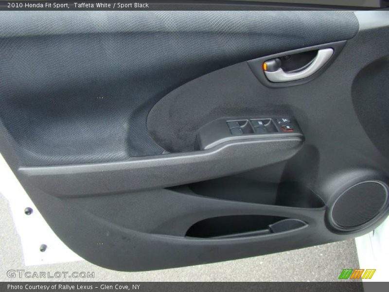 Taffeta White / Sport Black 2010 Honda Fit Sport