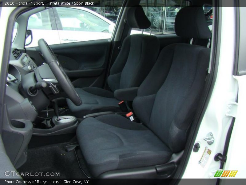 Taffeta White / Sport Black 2010 Honda Fit Sport