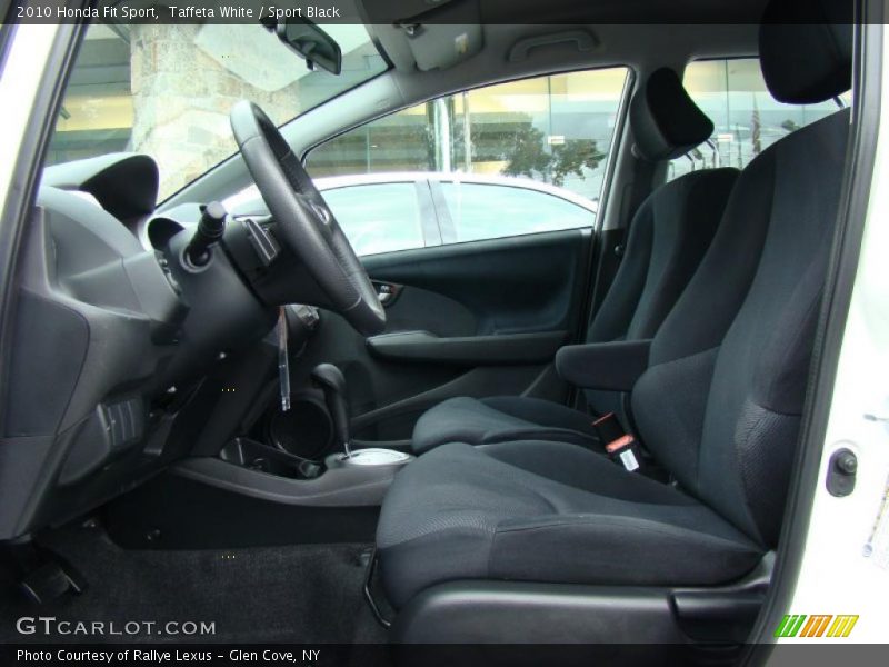 Taffeta White / Sport Black 2010 Honda Fit Sport