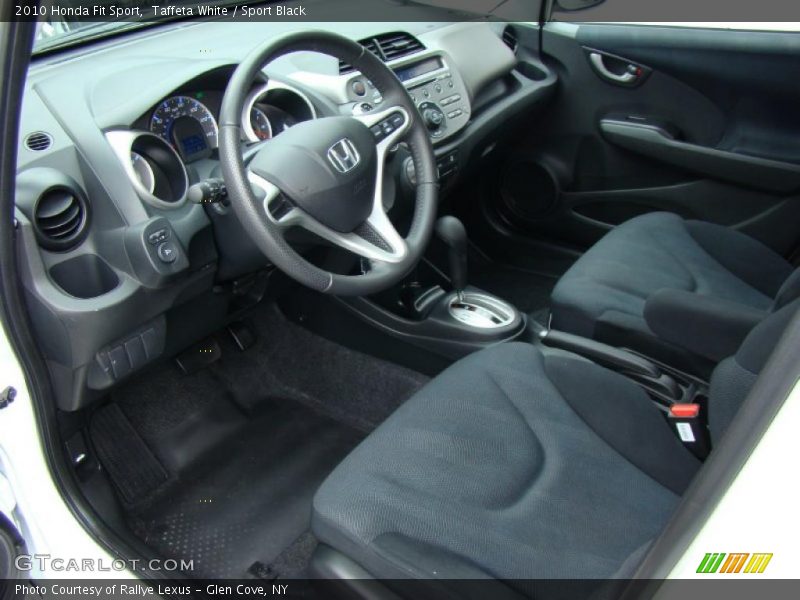 Taffeta White / Sport Black 2010 Honda Fit Sport