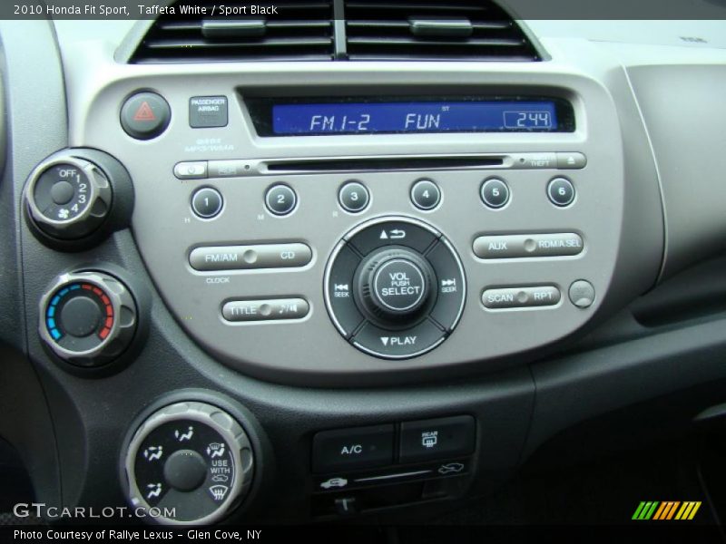 Taffeta White / Sport Black 2010 Honda Fit Sport