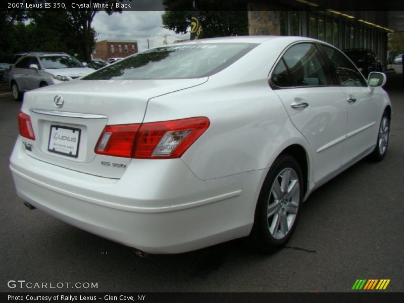 Crystal White / Black 2007 Lexus ES 350