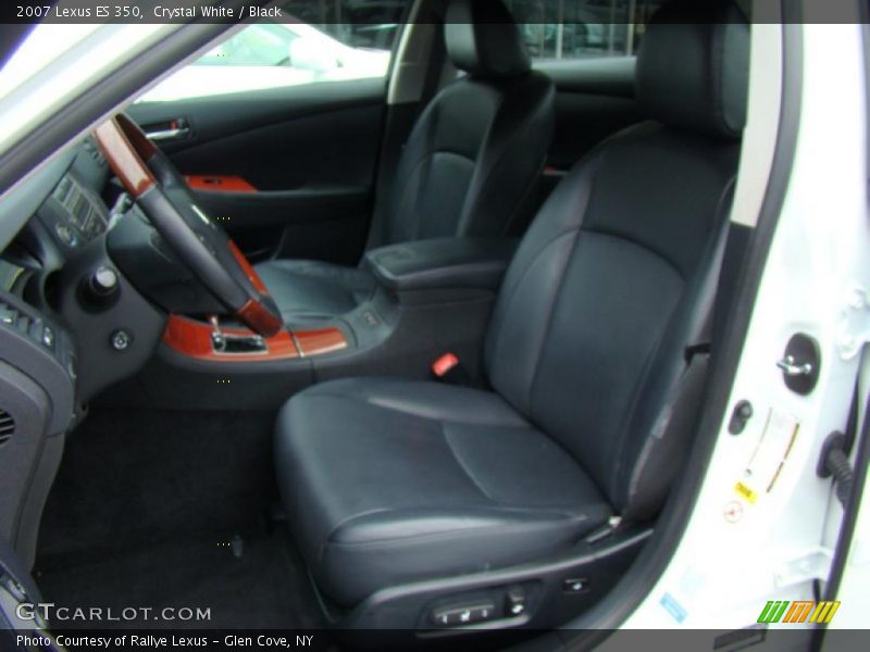 Crystal White / Black 2007 Lexus ES 350