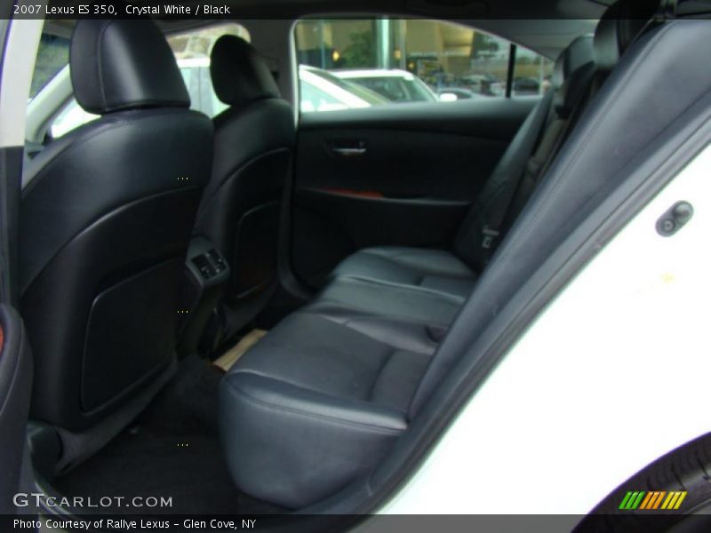 Crystal White / Black 2007 Lexus ES 350